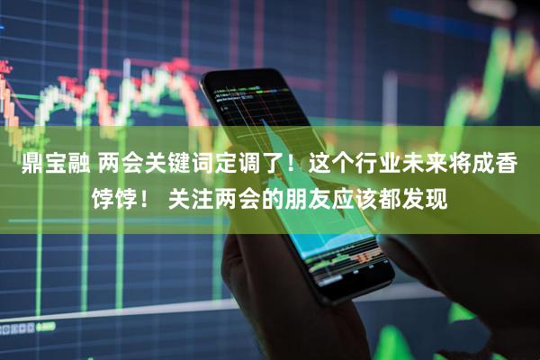 鼎宝融 两会关键词定调了！这个行业未来将成香饽饽！ 关注两会的朋友应该都发现