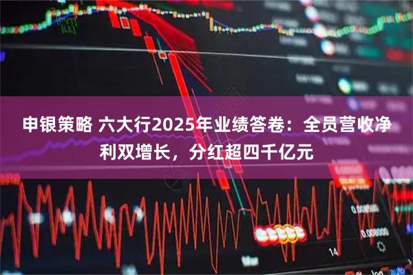申银策略 六大行2025年业绩答卷：全员营收净利双增长，分红超四千亿元