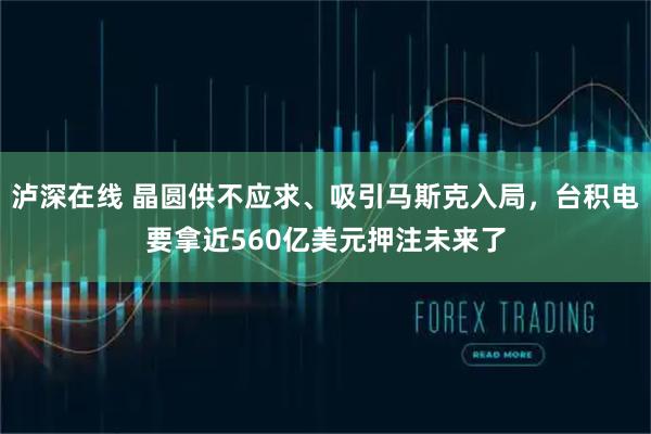 泸深在线 晶圆供不应求、吸引马斯克入局，台积电要拿近560亿美元押注未来了