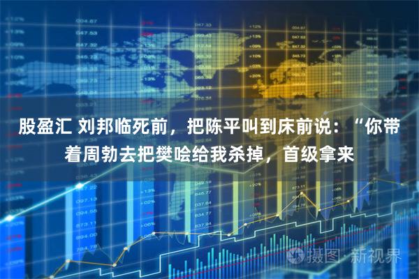 股盈汇 刘邦临死前，把陈平叫到床前说：“你带着周勃去把樊哙给我杀掉，首级拿来