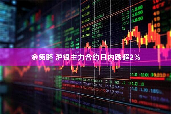 金策略 沪银主力合约日内跌超2%